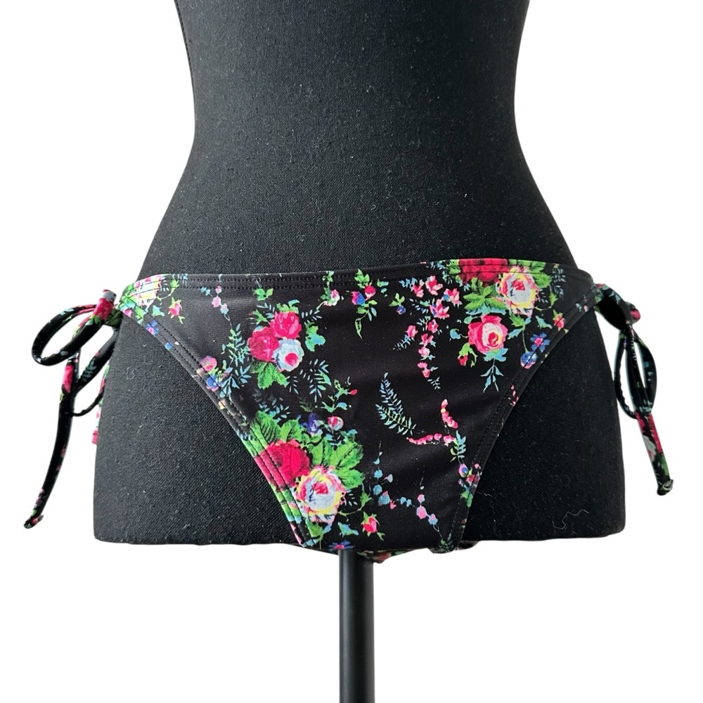 ASOS Floral Bikini Bottom with Side Ties size 8